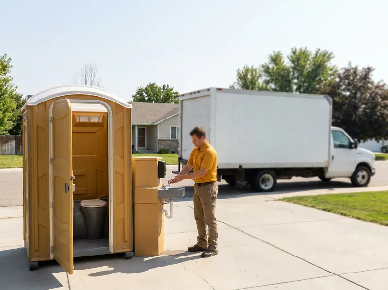 Deluxe Flushable Restroom Rental in Meridian, ID